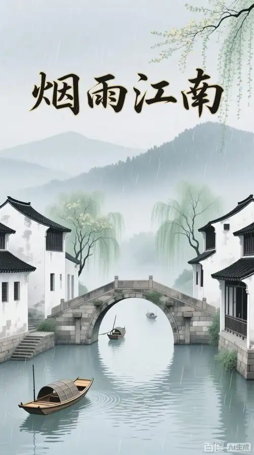 在诗情画意里的唯美江南，令人寻味